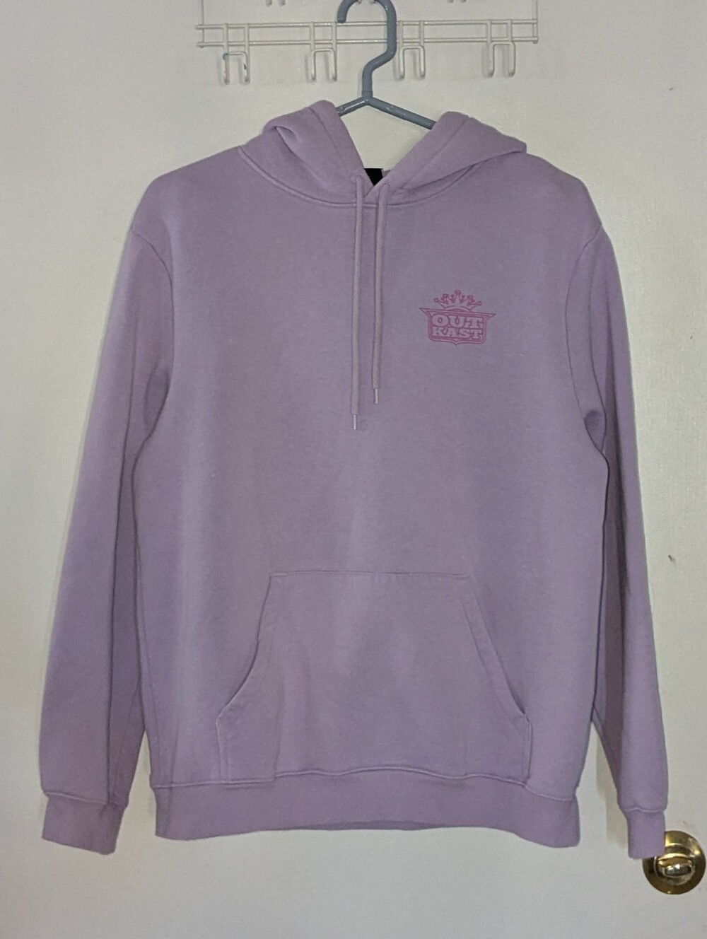 H&M x Outkast Lavender Purple Graphic Hoodie Pullover Small